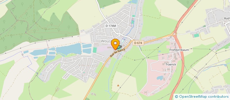 localisation de l'entreprise L'ATELIER EBERHART  WOUSTVILLER