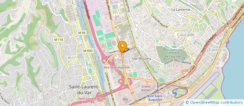 localisation de l'entreprise L'ATELIER EMS à NICE