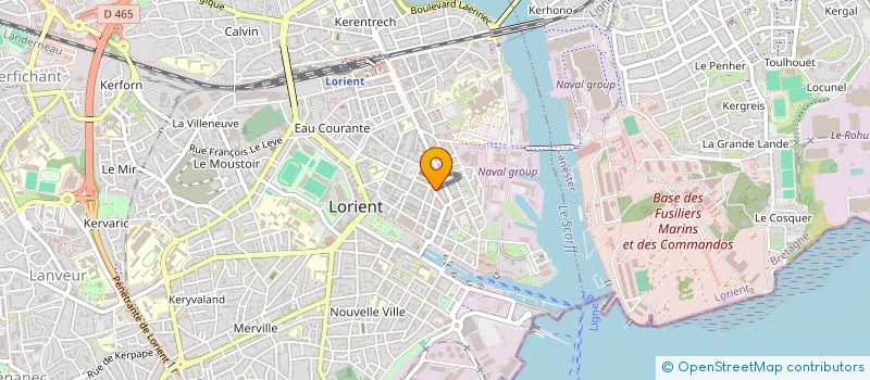 localisation de l'entreprise L'ATELIER ENTRE CHA ET RA à LORIENT
