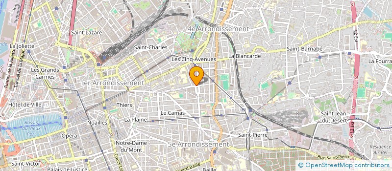 localisation de l'entreprise L'ATELIER EPHEMERE à MARSEILLE