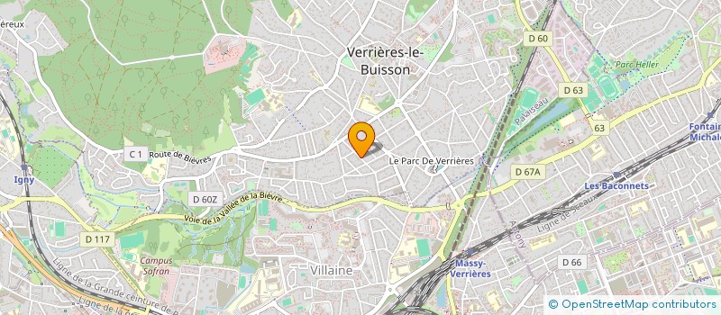 localisation de l'entreprise L'ATELIER EPHEMERE VLB  VERRIERES-LE-BUISSON