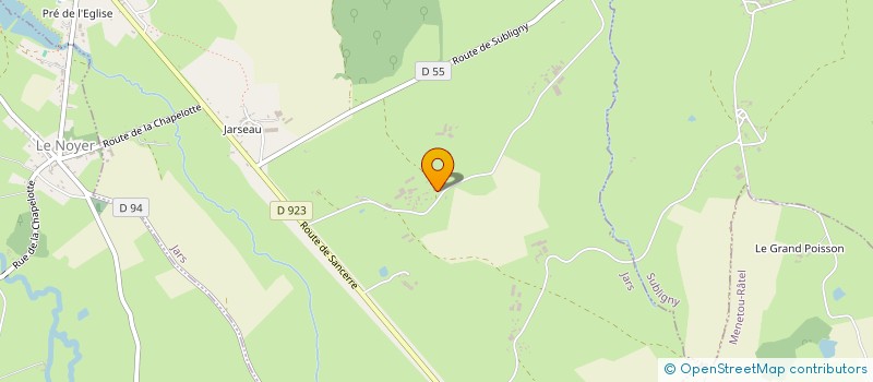 localisation de l'entreprise L'ATELIER EPICURIEN  JARS