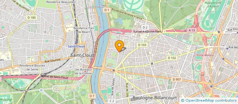 localisation de l'entreprise L'ATELIER EXCLUSIF à BOULOGNE-BILLANCOURT