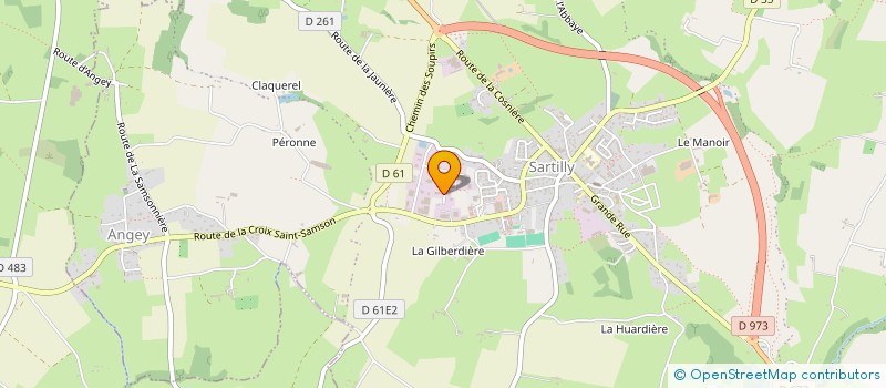 localisation de l'entreprise L'ATELIER FER & BOIS  SARTILLY-BAIE-BOCAGE