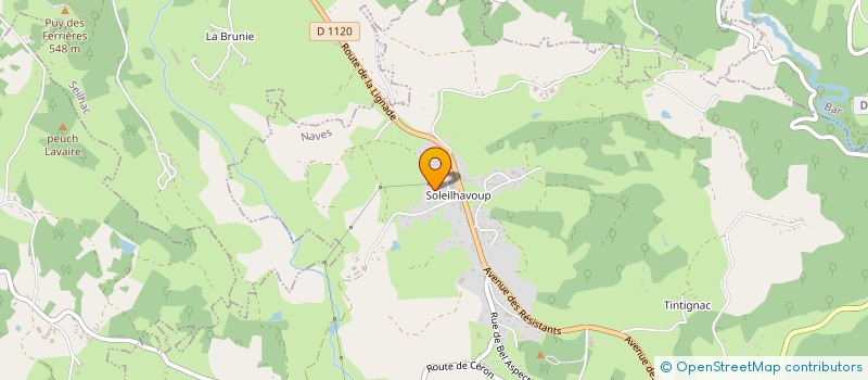 localisation de l'entreprise L'ATELIER FERMIER DE NAVES  NAVES