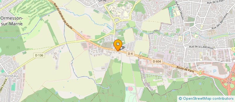 localisation de l'entreprise L'ATELIER FIEL  LA QUEUE-EN-BRIE