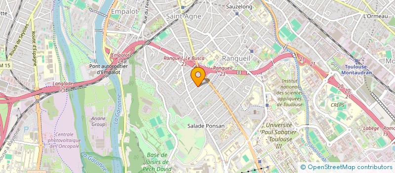 localisation de l'entreprise L'ATELIER FLAMENCO  TOULOUSE