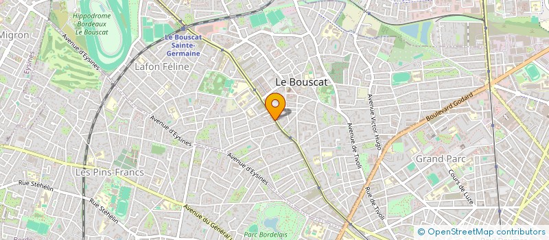 localisation de l'entreprise L'ATELIER FLORAL à LE BOUSCAT