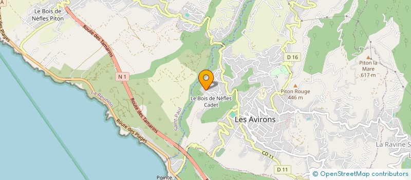 localisation de l'entreprise L'ATELIER FLORE ANDRE BRUNO BAUDRY ET COMPAGNIE  LES AVIRONS