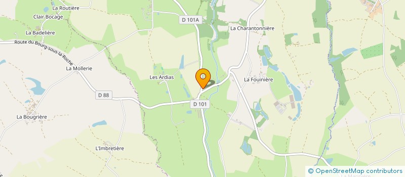 localisation de l'entreprise L'ATELIER FONCIER  LA CHAIZE-LE-VICOMTE