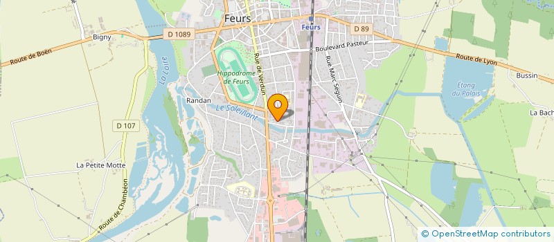 localisation de l'entreprise L'ATELIER FOREZIEN  FEURS