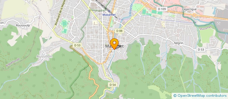 localisation de l'entreprise L'ATELIER-GALERIE DU QUAI à MAZAMET