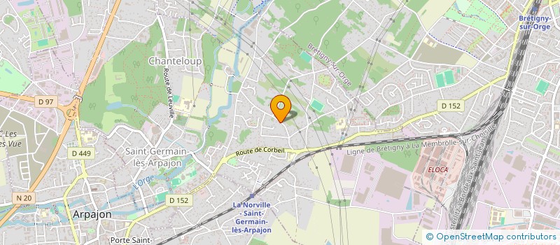 localisation de l'entreprise L'ATELIER GERMINOIS à SAINT-GERMAIN-LES-ARPAJON