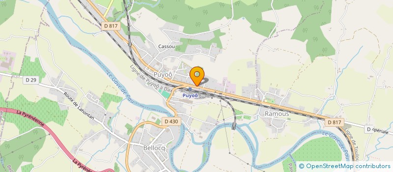 localisation de l'entreprise L'ATELIER GIRLY à PUYOO