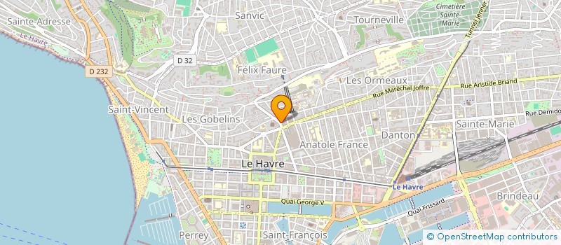 localisation de l'entreprise L'ATELIER GORILLA à LE HAVRE