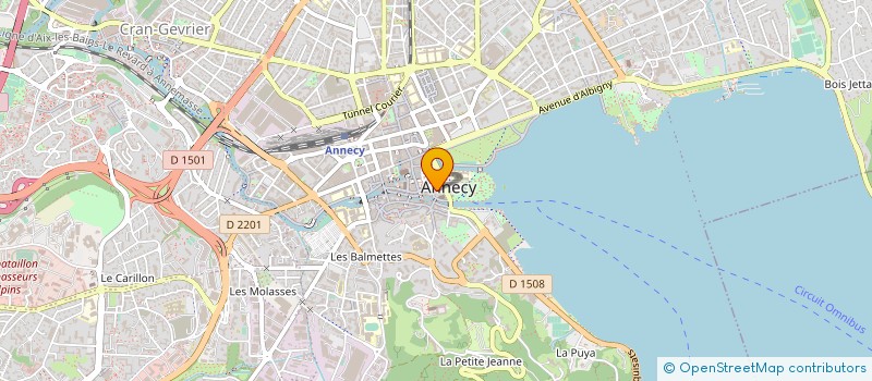 localisation de l'entreprise L'ATELIER GOURMAND à ANNECY