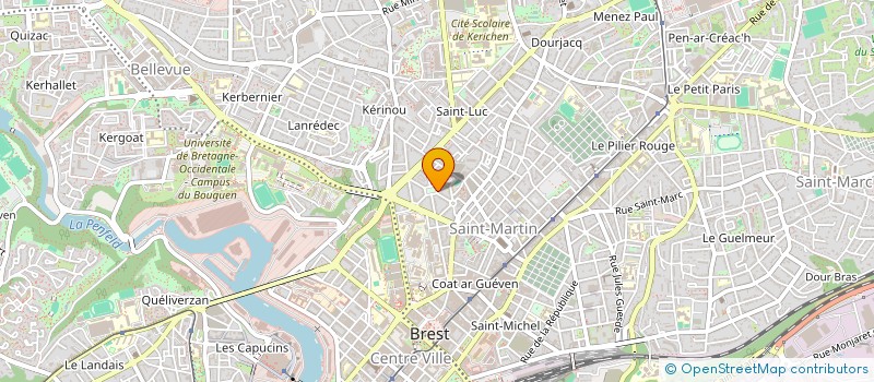 localisation de l'entreprise L'ATELIER GOURMAND à BREST
