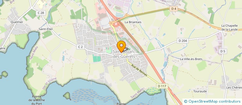 localisation de l'entreprise L ATELIER GOURMAND  SAINT-JOUAN-DES-GUERETS