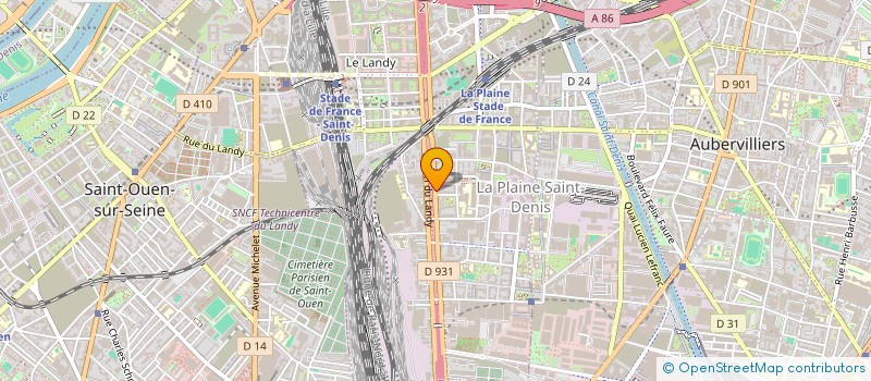 localisation de l'entreprise L'ATELIER GOURMAND à SAINT-DENIS