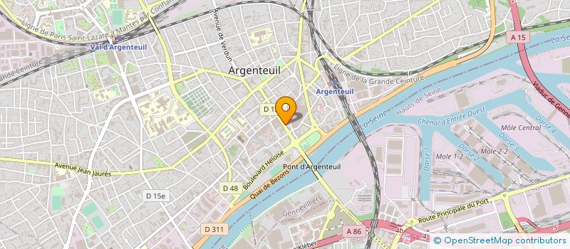 localisation de l'entreprise L'ATELIER GOURMAND'ARGENTEUIL à ARGENTEUIL