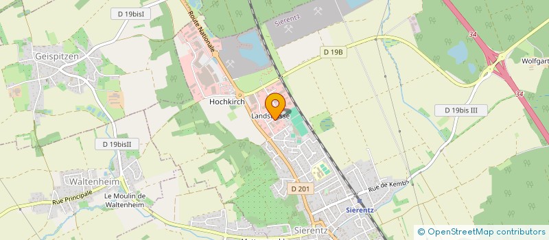 localisation de l'entreprise L'ATELIER GOURMET  SIERENTZ