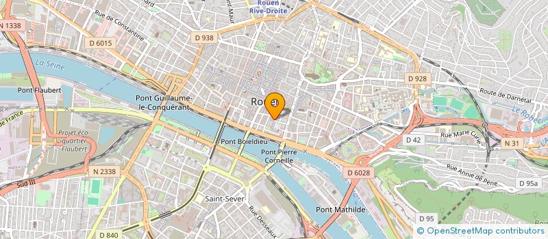 localisation de l'entreprise L'ATELIER GOURMET à ROUEN