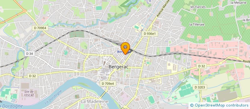 localisation de l'entreprise L'ATELIER GRAPHIC à BERGERAC