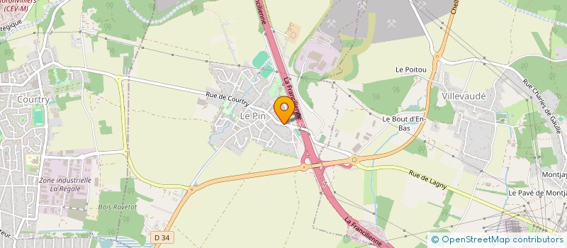 localisation de l'entreprise L'ATELIER GRAPHIC  LE PIN