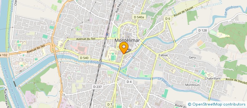 localisation de l'entreprise L'ATELIER GRILL à MONTELIMAR