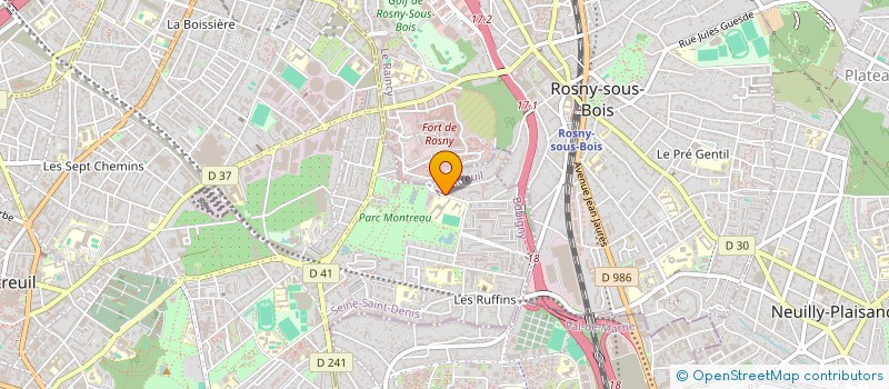 localisation de l'entreprise L'ATELIER HMG à MONTREUIL