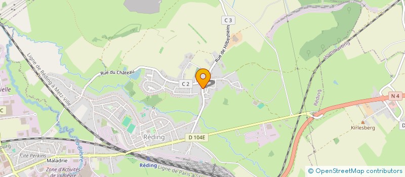 localisation de l'entreprise L'ATELIER HOMECREATION  REDING