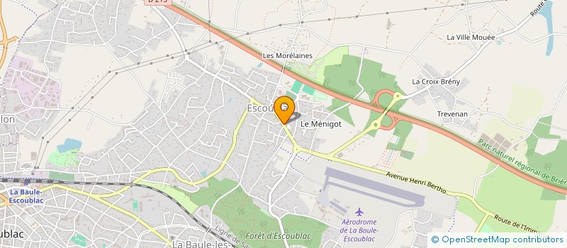 localisation de l'entreprise L'ATELIER INFORMATIQUE D'ESCOUBLAC à LA BAULE-ESCOUBLAC