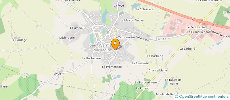 localisation de l'entreprise L'ATELIER INSOLITE à SEVREMOINE