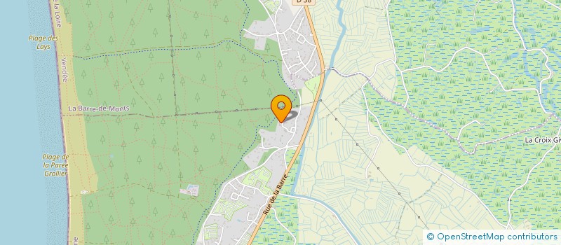 localisation de l'entreprise L'ATELIER IODE  NOTRE-DAME-DE-MONTS