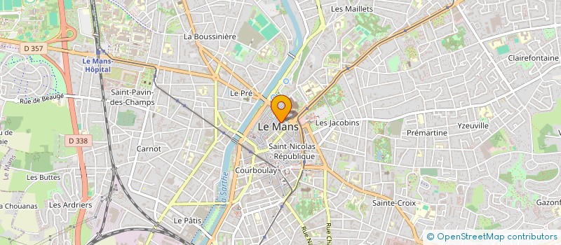 localisation de l'entreprise L'ATELIER J H FLOUVAT à LE MANS