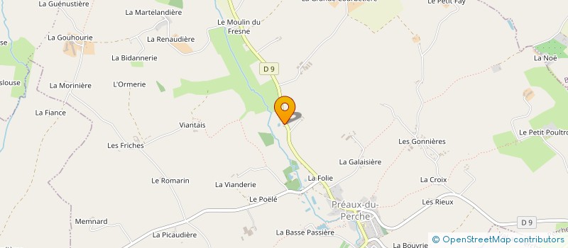localisation de l'entreprise L'ATELIER J.P. AURY à PERCHE-EN-NOCE