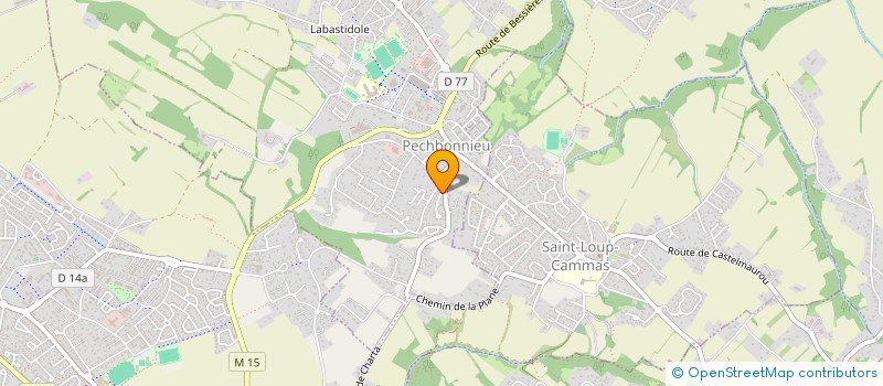 localisation de l'entreprise L'ATELIER JAZZ  PECHBONNIEU