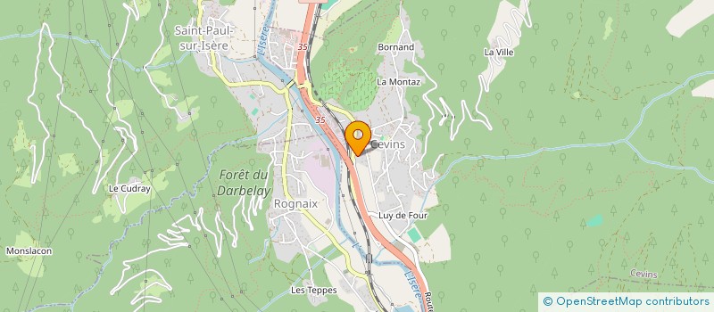 localisation de l'entreprise L'ATELIER JEANBLANC  CEVINS