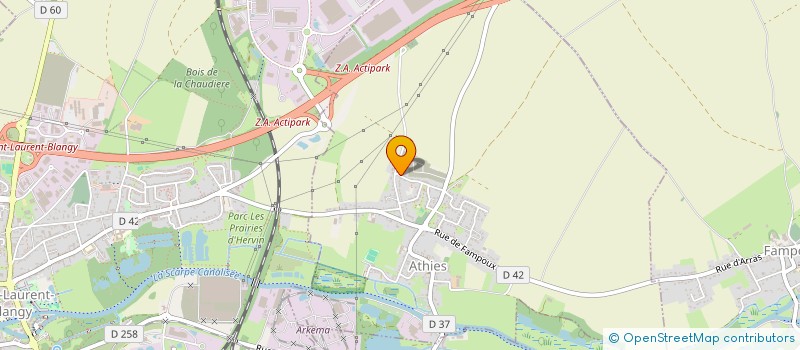 localisation de l'entreprise L'ATELIER JOLLY  ATHIES