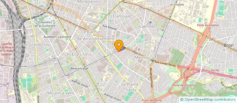 localisation de l'entreprise L'ATELIER - LA MANUFACTURE LUNETIERE à LYON