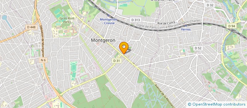 localisation de l'entreprise L'ATELIER LEANIS  MONTGERON