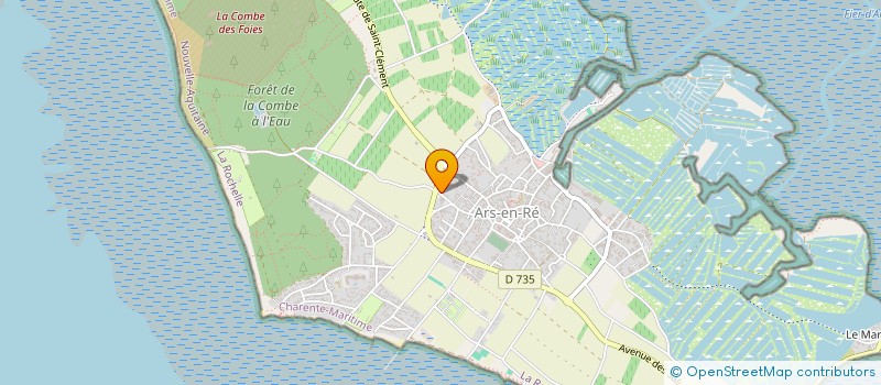 localisation de l'entreprise L'ATELIER LOIZEAU  ARS-EN-RE