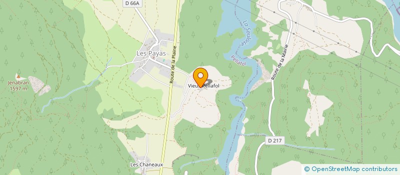 localisation de l'entreprise L'ATELIER LUMIERE  PELLAFOL