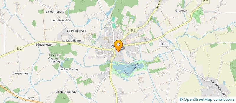 localisation de l'entreprise L'ATELIER M  PLESSE