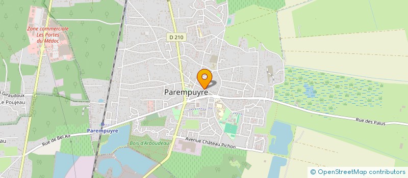 localisation de l'entreprise L'ATELIER M COIFFURE  LUDON-MEDOC