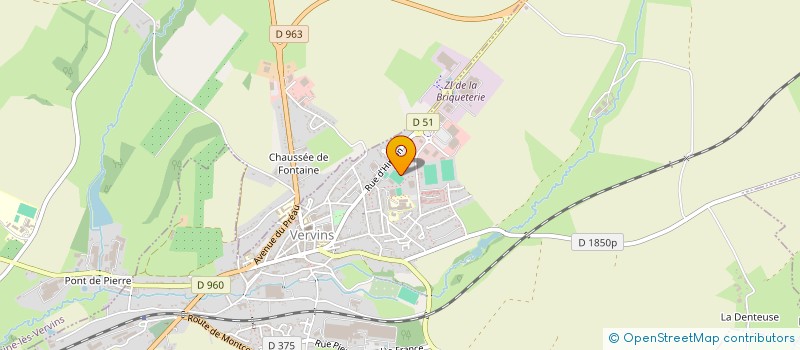 localisation de l'entreprise L'ATELIER MAHOUDEAUX à VERVINS