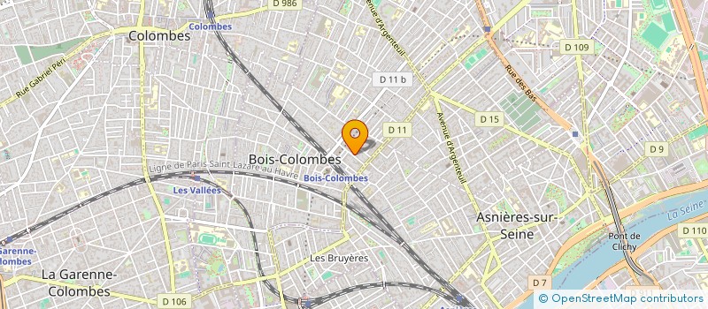 localisation de l'entreprise L'ATELIER MAI 98 à BOIS-COLOMBES