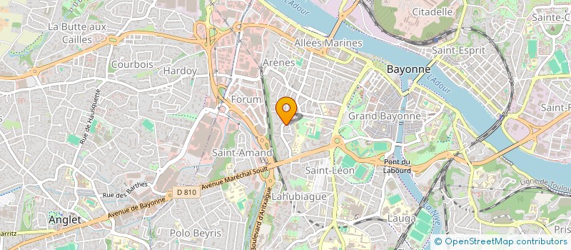 localisation de l'entreprise L'ATELIER MAJE à BAYONNE