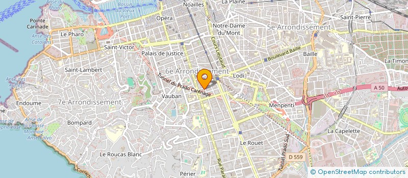 localisation de l'entreprise L'ATELIER MARSEILLAIS à MARSEILLE 6EME
