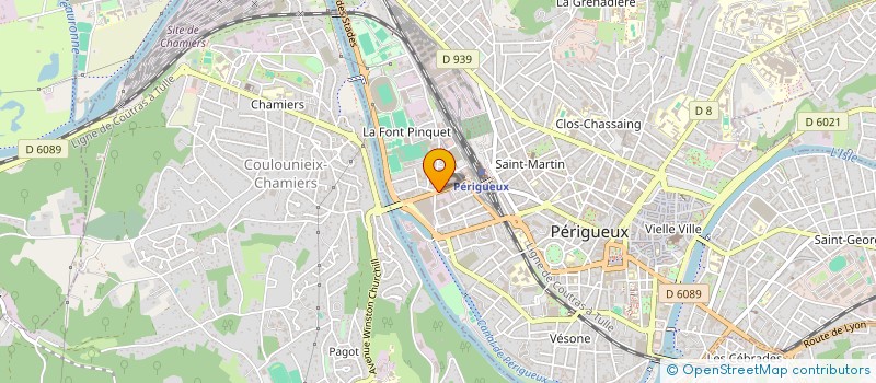 localisation de l'entreprise L'ATELIER MART'S  PERIGUEUX